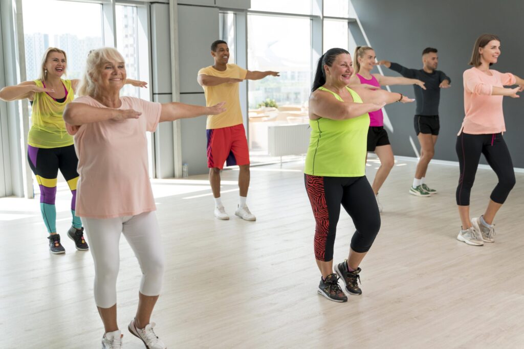 exercícios de baixo impacto zumba