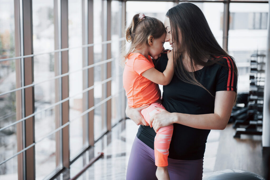 treinar com filhos pequenos orientações
