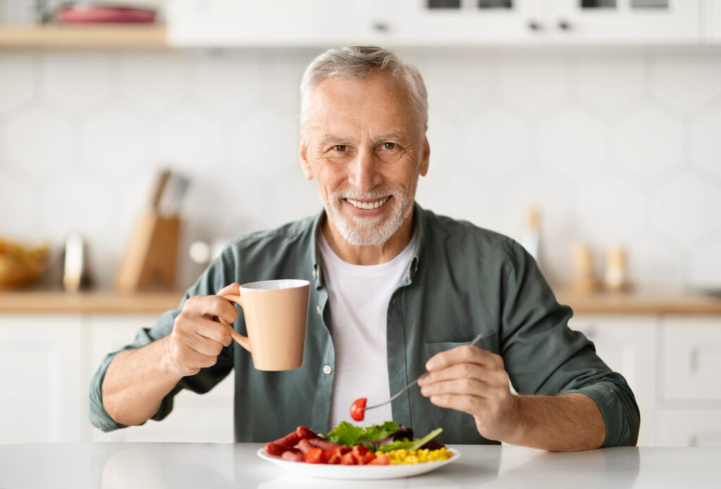 alimentação saudável após os 40 - homem